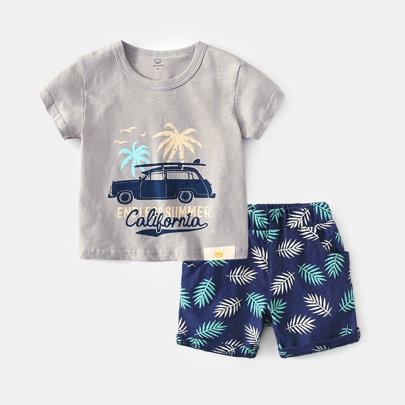 Brand-Cotton-Baby-Sets-Leisure-Sports-Boy-T-shirt-Shorts-Sets-Toddler-Clothing-Baby-Boy-Clothes