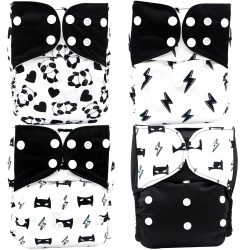4pcs-pack-Baby-washable-cloth-diaper-Reusable-Nappy-Cover-Pocket-dipers-for-baby-products-fralda-ecologica