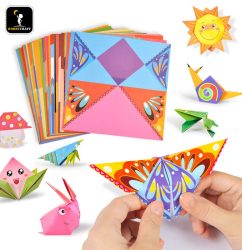 54PCS-Montessori-DIY-Kids-Craft-Toy-3D-Cartoon-Animal-Origami-Handcraft-Paper-Art-Learning-Educational-Toys