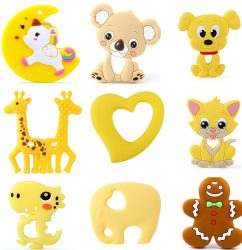 Keep-Grow-1pcs-Baby-Animal-Silicone-Teethers-Dog-Dinosaur-Koala-Baby-Teething-Product-Accessories-For-Pacifier